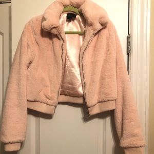 Short fur jacket